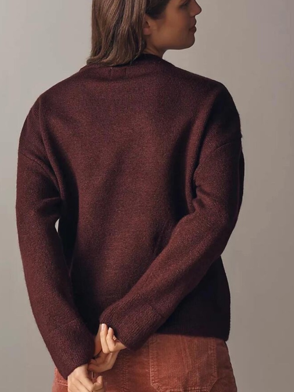 Anthropologie Maeve Crew-Neck Dog Icon Pullover Sweater, size M - Picture 3 of 6